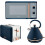 Tower Tower Cavaletto Blue Pyramid Kettle 2 Slice Toaster Microwave Set 1