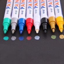 (Blue) Waterproof Car Tyre Tire Tread Rubber Metal Permanent Paint Marker Pen