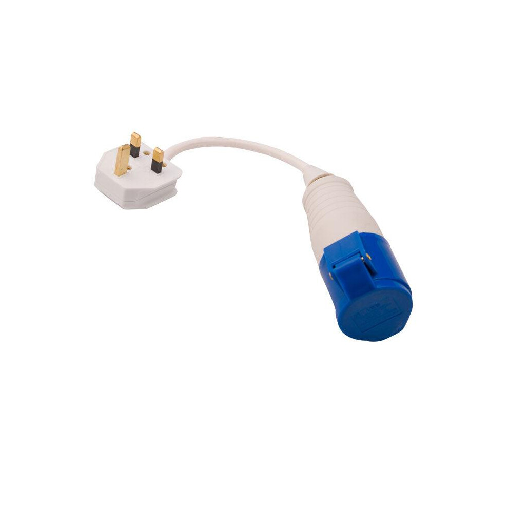 Mains Adapter - 13 Amp Plug To Caravan Mains Socket 5053184283184