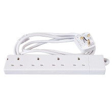 4-way 2 Metre Mains Extension Lead
