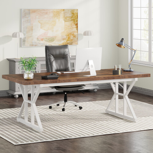Tribesigns Tribesigns 63 Inch Executive Desk, Large Computer Office Desk