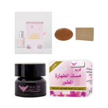 Kuwait Shop Developed Purity Musk Cream + White Silk Musk + Silk Musk Soap Three Pcs