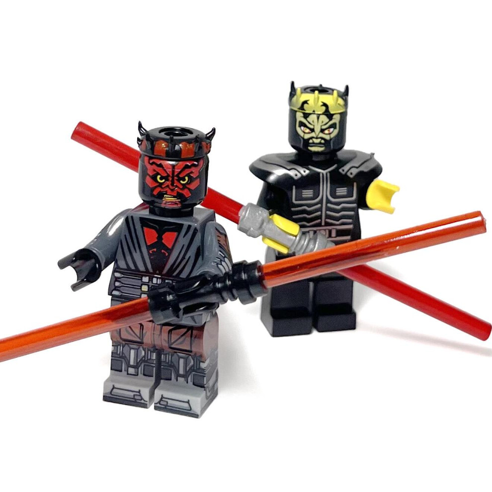 Savage Opress en Darth Maul minifiguren Sith Lord Sith acoliet Darth Maul's broer Dathomirian Zabrak mannelijke Nightbrothers Talzin