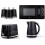 Tower Tower Solitaire Black Kettle Toaster T24042BLK Microwave & Canisters 1