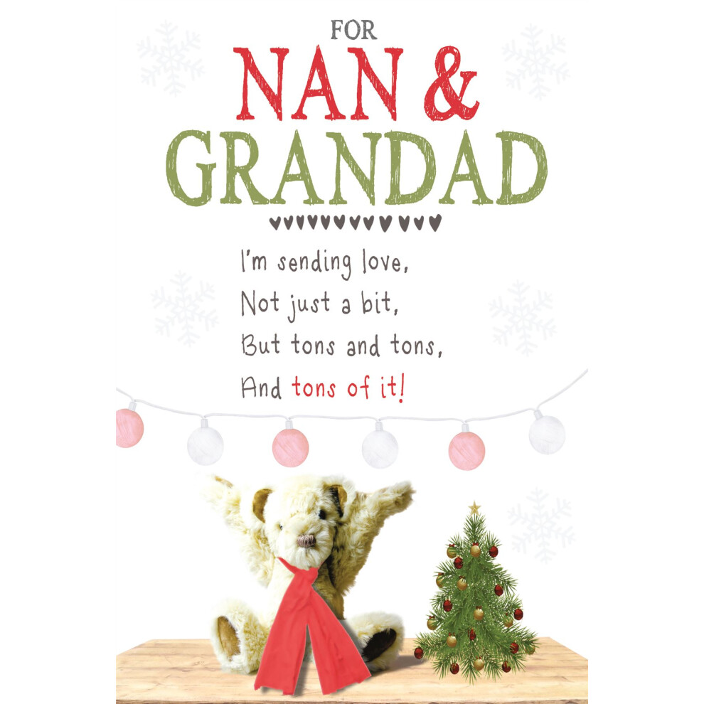 Nan And Grandad Christmas Card