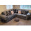 Verona Scatter Grey Fabric Corner Sofa 2