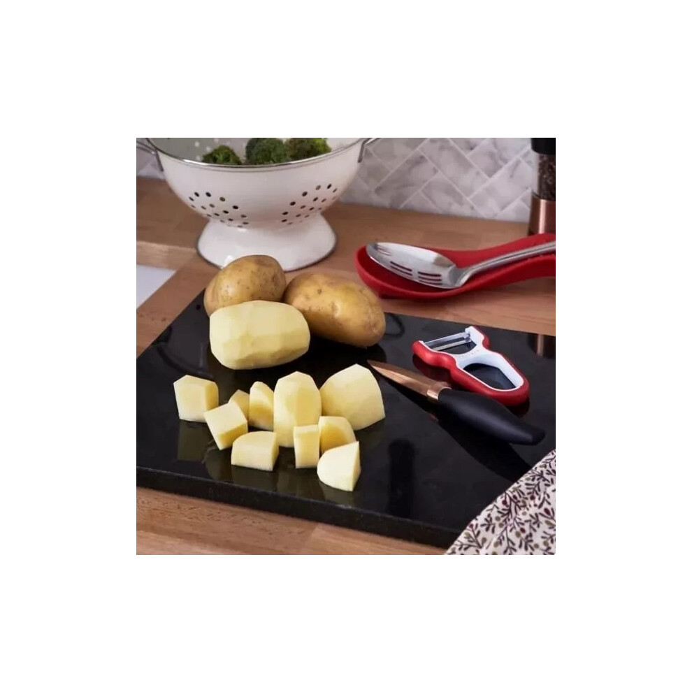 Large Black Granite Chopping Board kitchen Work Top Surface Protector