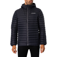 (Black, XL) Berghaus Mens Vaskye Jacket Outdoor Hooded Puffer Coat
