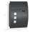 Homcom HOMCOM Weatherproof Wall Mounted Letter Box Post Box with Keys Anthracite Grey 2