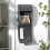 Homcom HOMCOM Weatherproof Wall Mounted Letter Box Post Box with Keys Anthracite Grey 6