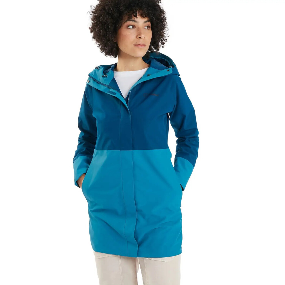 (14) Berghaus Women's Omeara Long Waterproof Jacket - Opal