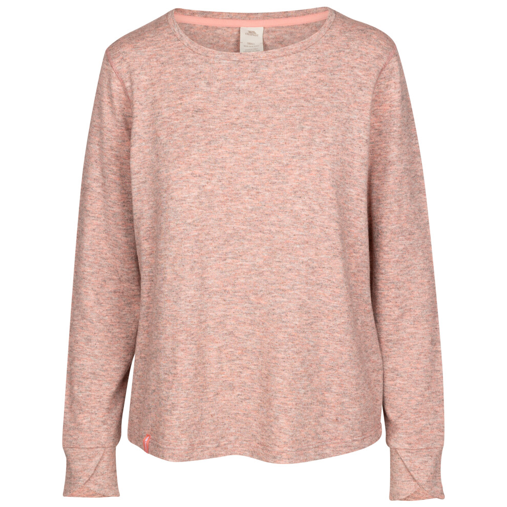 (10, Pink Shell Marl) Trespass Womens Long Sleeve Top Knitted Marl Rina