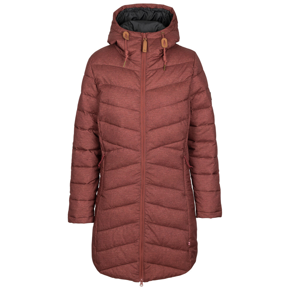 (16, Mulberry) Trespass Womens Padded Jacket Long Length Turka