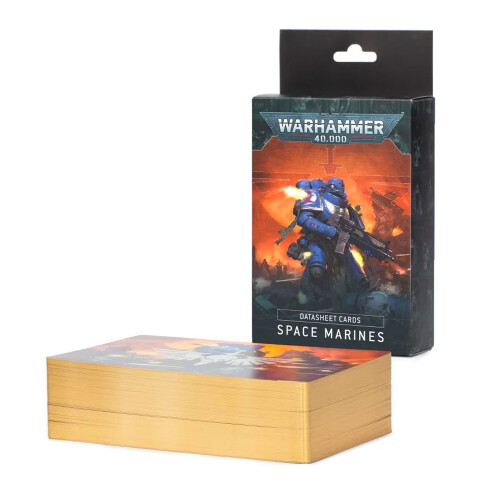 Warhammer Games Workshop Warhammer 40k Datasheet Cards: Space Marines 10th Edition 48-02