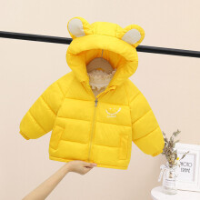 (Yellow, 2-3Years) Baby Kids Boy Girls Winter Coats Jackets Warm UK
