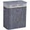 Homcom HOMCOM 100L Laundry Hamper Large 100L Double Washing Clothes Basket Grey 1