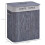 Homcom HOMCOM 100L Laundry Hamper Large 100L Double Washing Clothes Basket Grey 2