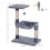 PawHut PawHut Cat Tree Scratch Post with Bed Hammock Sisal for Indoor Cats Grey 2