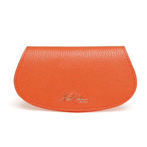 (Orange) Vegan Leather Bee Glasses Case 2