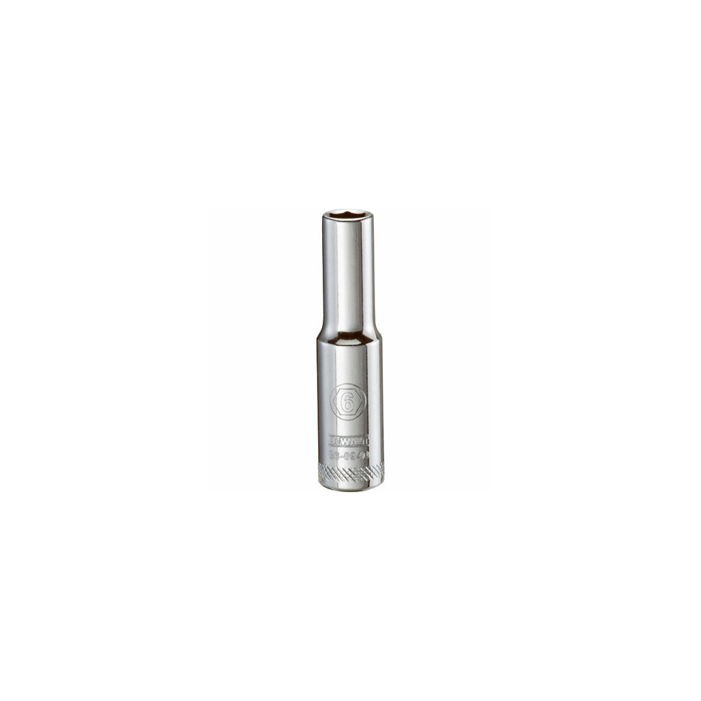 Metric Deep Socket, 6-Point, 1/4-In. Drive, 6mm DWMT86094OSP