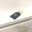 (Navy) Alice Wheeler Vegan Leather Bee Keyring 3