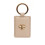(Stone) Alice Wheeler Vegan Leather Bee Keyring 1