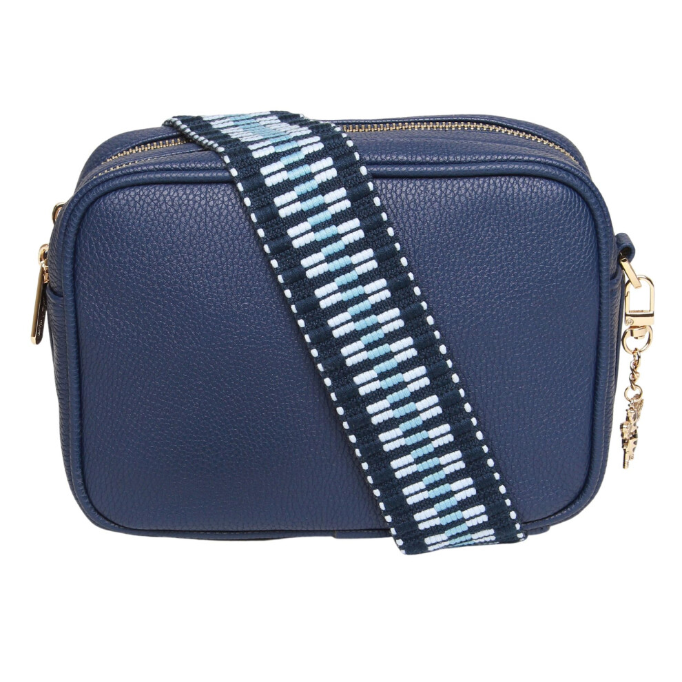 Alice Wheeler (Navy) Soho Double Zipped Bee Bag