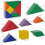 Homcom HOMCOM 7 Pcs Kids Soft Foam Puzzle Play Blocks Set Learning Toddler Activity 2