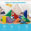 Homcom HOMCOM 7 Pcs Kids Soft Foam Puzzle Play Blocks Set Learning Toddler Activity 6
