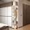 Living And Home (40*40*180cm) Open-Style Corner Rack with Hooks 3