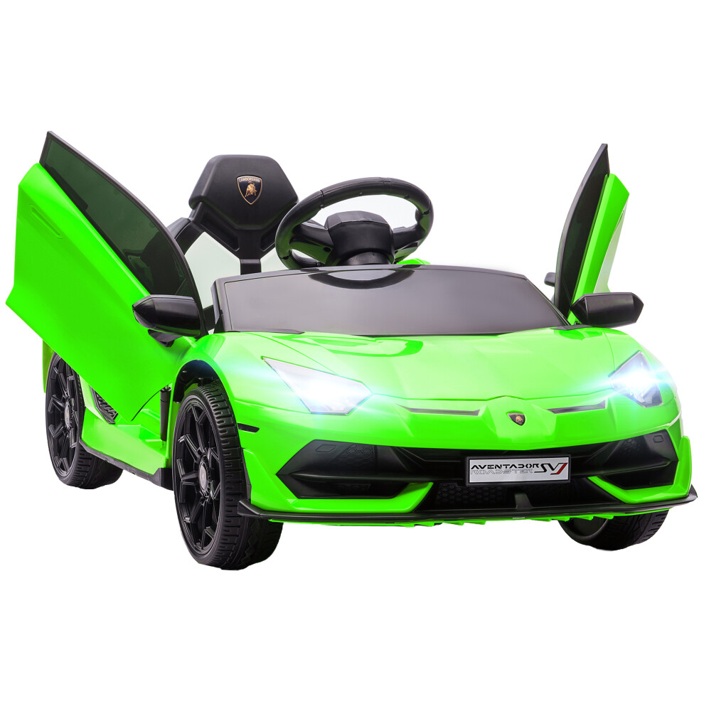 Lamborghini Aventador Licensed Powered Electric Car With Butterfly Doors