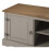 Mercers Furniture Corona TV Unit 1 Door Media Unit Grey Wax Solid Pine 4