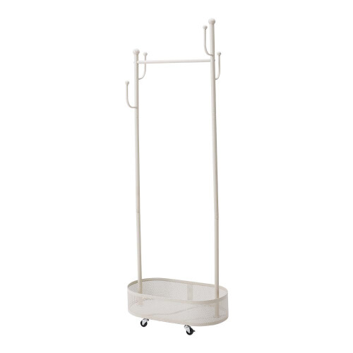 Living And Home Small Clothes Rack with Wheels 2