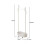 Living And Home Small Clothes Rack with Wheels 6