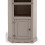 Mercers Furniture Corona Grey Wax Corner Display Unit Solid Wood Pine Wooden Bookcase 5