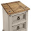 Mercers Furniture Corona Grey Wax Narrow Bedside Rustic 5