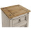 Mercers Furniture Corona Grey Wax Medium Bedside Rustic 4