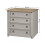 Mercers Furniture Corona Chest of Drawers 4 Drawer Grey Wax Small Solid Pine 7