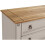 Mercers Furniture Corona Grey Wax Small 5 Drawer Chest Solid Wooden Pine bedroom 4