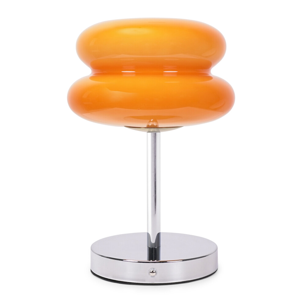 Travis Orange Rechargeable LED Portable Touch Table Lamp