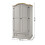 Mercers Furniture Corona Grey Wax 2 Door 1 Drawer Arch Top Wardrobe Solid Wood Pine 6