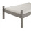 Mercers Furniture Corona Grey Wax 3'0" Single Low End Bed Frame Pine 4