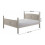Mercers Furniture Corona Grey Wax 4'6" Double High End Bed Frame Solid Wooden Pine 7