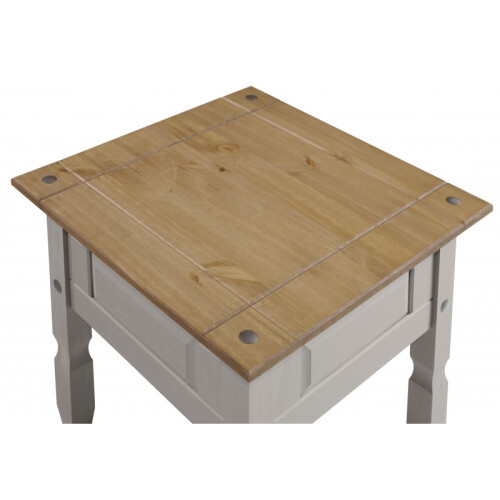 Mercers Furniture Corona Grey Wax Lamp Table Coffee Table Solid Pine Furniture 2