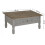 Mercers Furniture Corona Grey Coffee Table Lamp Solid Wood Pine Wooden Painted 6