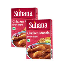(Pack of 2, Suhana Chicken Masala 100g Box) Suhana Spices Mix Powder (Box) - Speeds Up Cooking