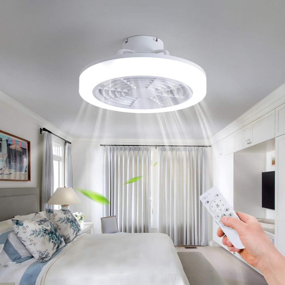 18inch Round Acrylic LED Ceiling Light Fan