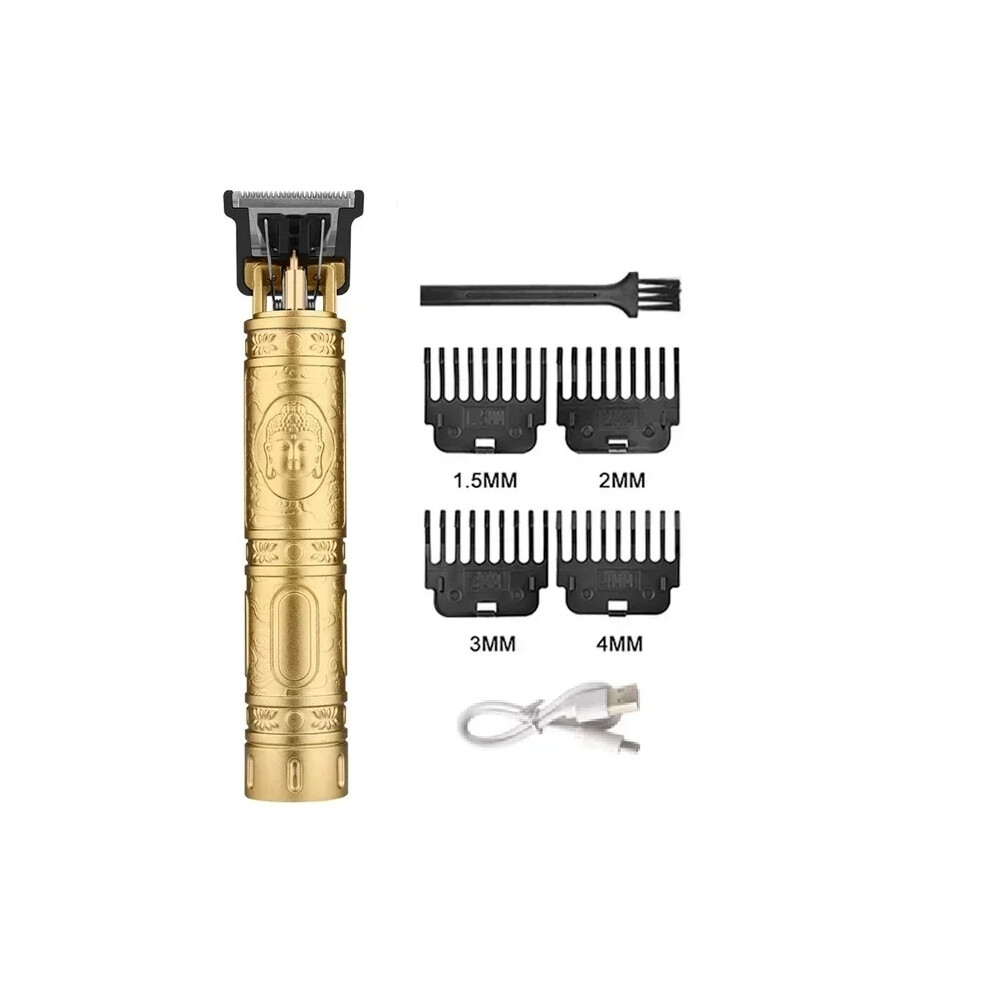 (Gold Buddha) Hair Clipper Beard Shaving Body Hair Trimmer Clippers Electric Hair Cutting Machine