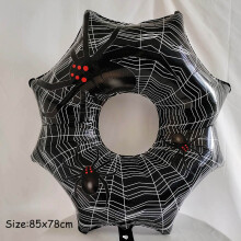 (1pcs M, as picture) Giant Standing Halloween Pumpkin Skull Balloons Witch Cat Boo Inflatable Foil Ballon