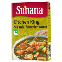 (Pack of 1, Suhana Kitchen King Masala 100g Box) Suhana Spices Mix Powder (Box) - Speeds Up Cooking